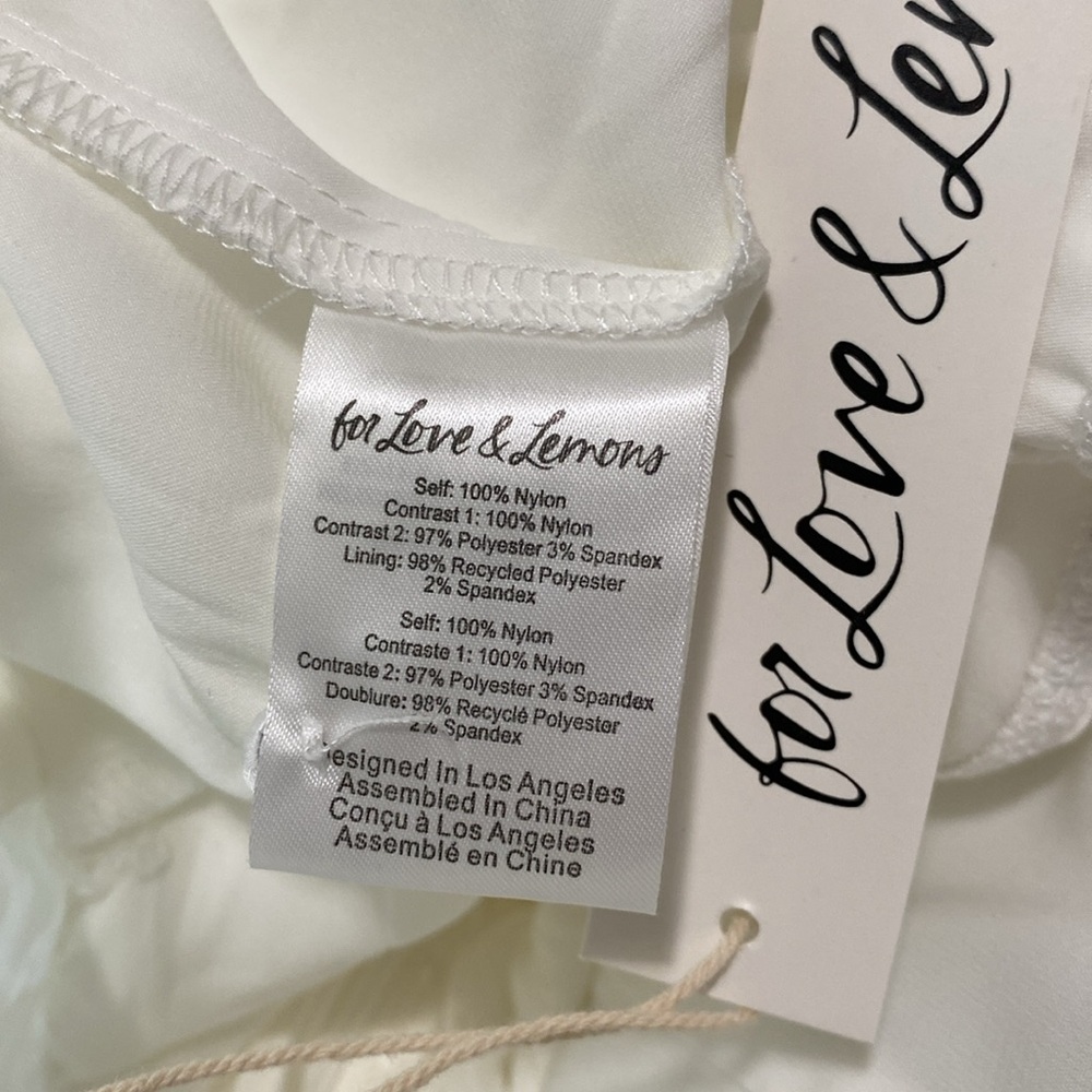 For Love & Lemons Lily Bridal Dress Size S NWT - Picture 8 of 9